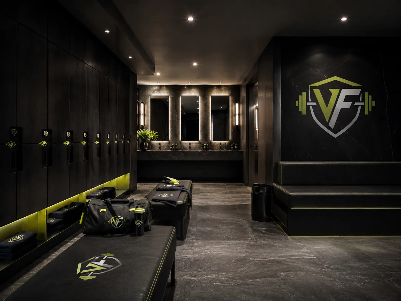 Vestuario premium — Vestuario · VoltForge Gym